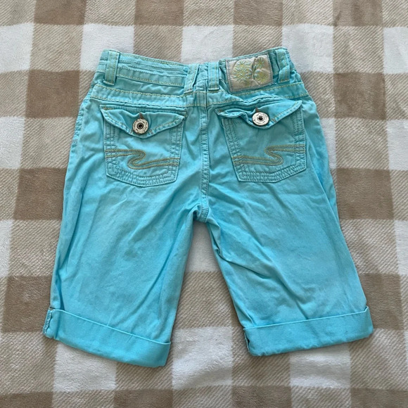 Faded Glory Aqua Blue Girls Shorts - Picture 5 of 5